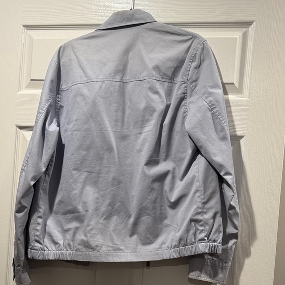 Brooks Brothers Light Gray Blue Shirt Jacket - Picture 2 of 3